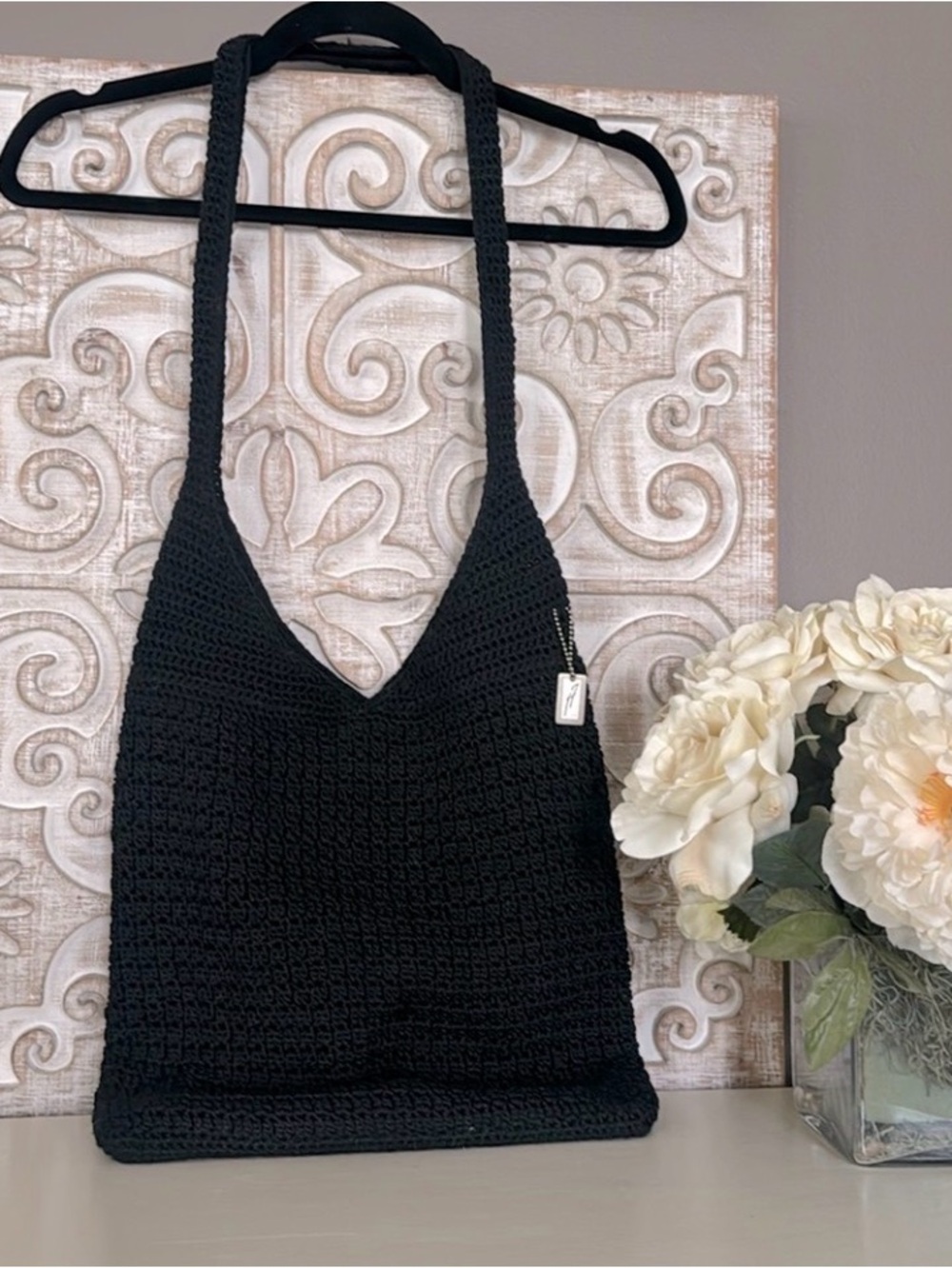 Jacqueline Ferrar Boho crochet purse shoulder bag